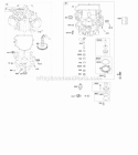 Engine Sump Diagram and Parts List for 40H777-0134-B1  Briggs and Stratton Engine
